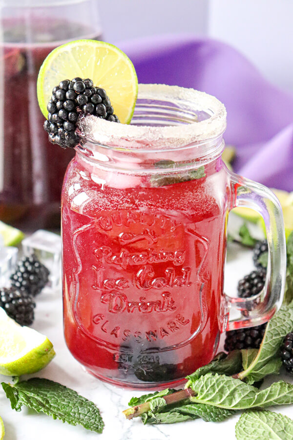 Alcohol-Free Blackberry Mojito
