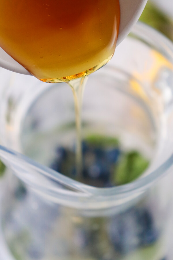Adding honey