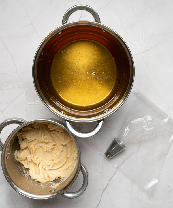 Heating the cooking oil