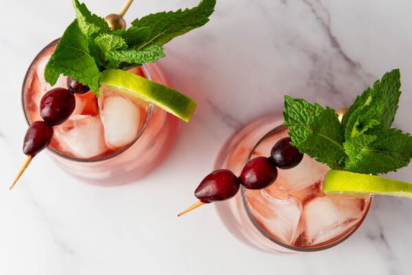 Garnishing the mocktails