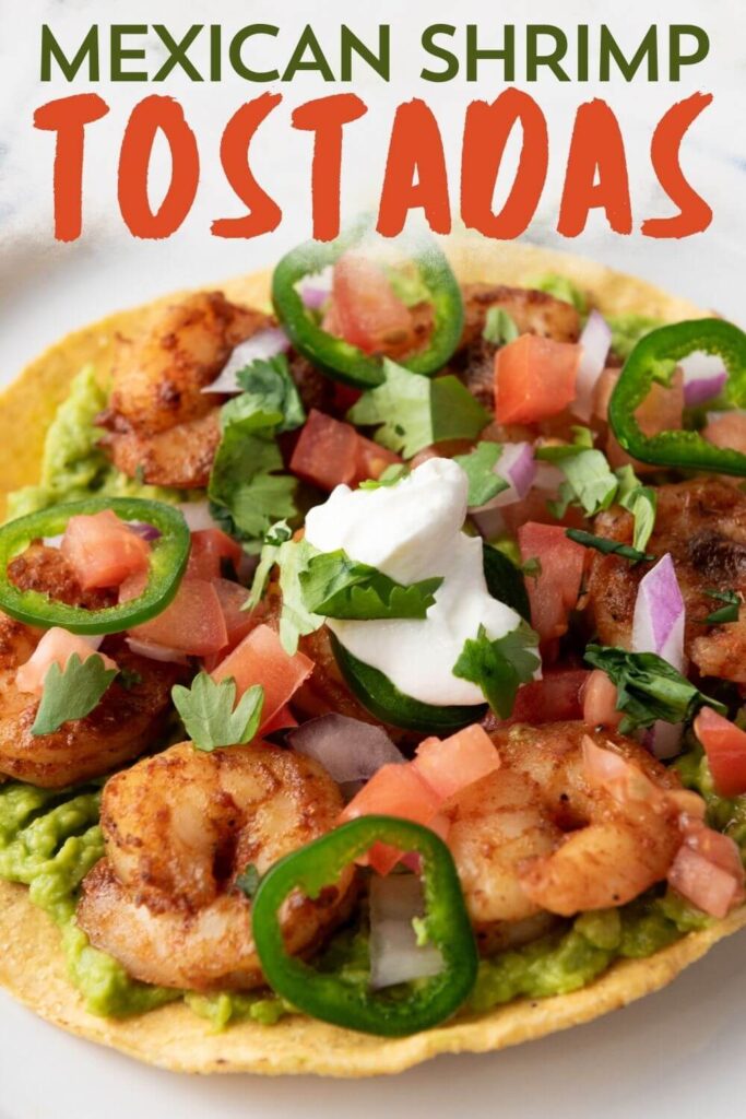 Mexican Shrimp Tostadas