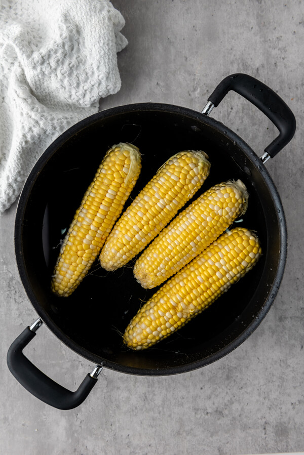 Cooking 4 corns on the cob