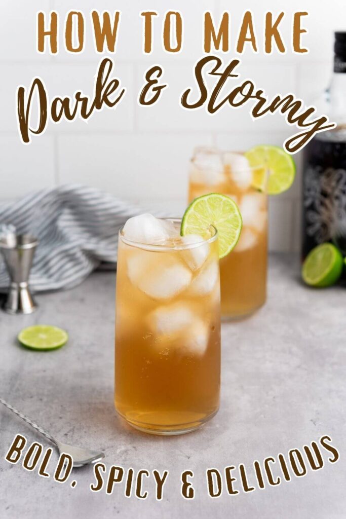 How to make Dark & Stormy