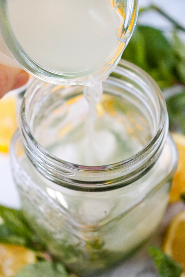 Adding lemon juice
