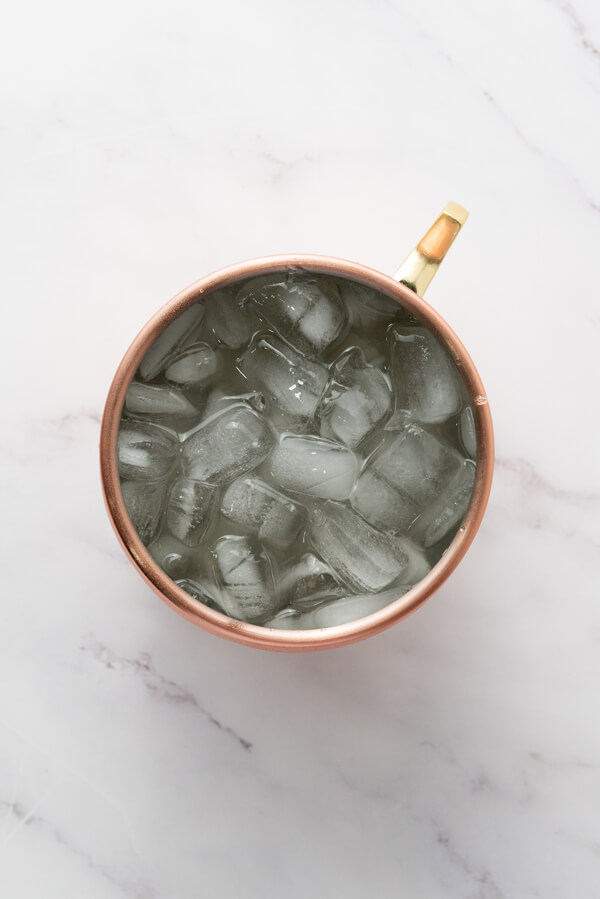 Pouring in ginger beer