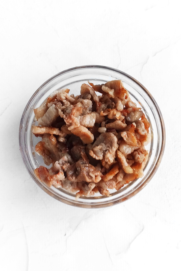 Fried bacon