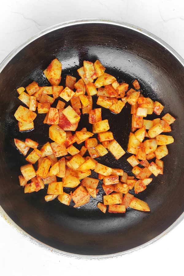 Cooking potatoes