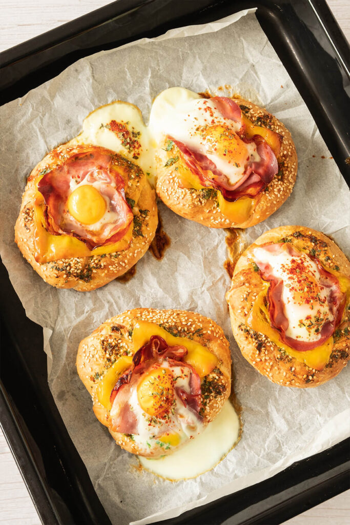 Baking the bagels