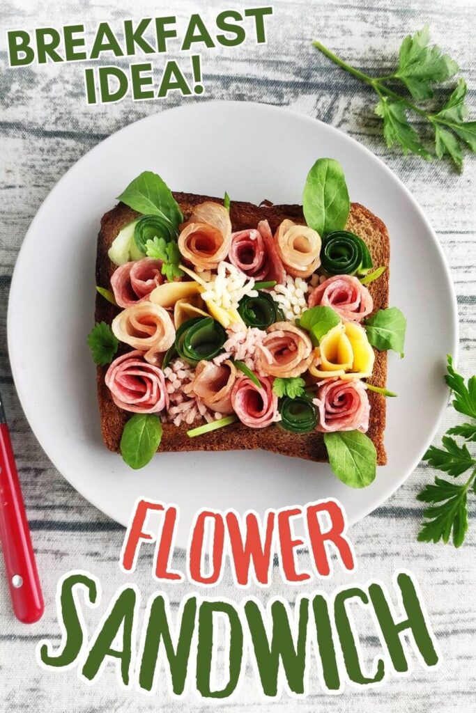 Flower Sandwiches For Breakfast
