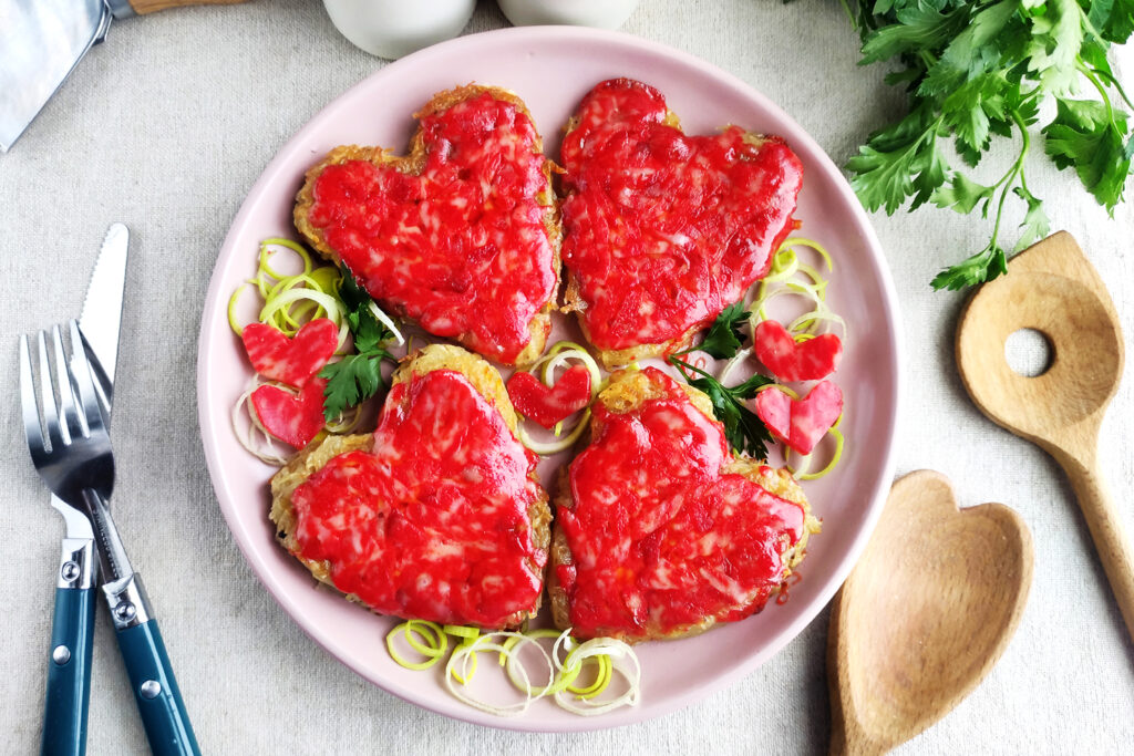 Heart Shaped Hash Browns