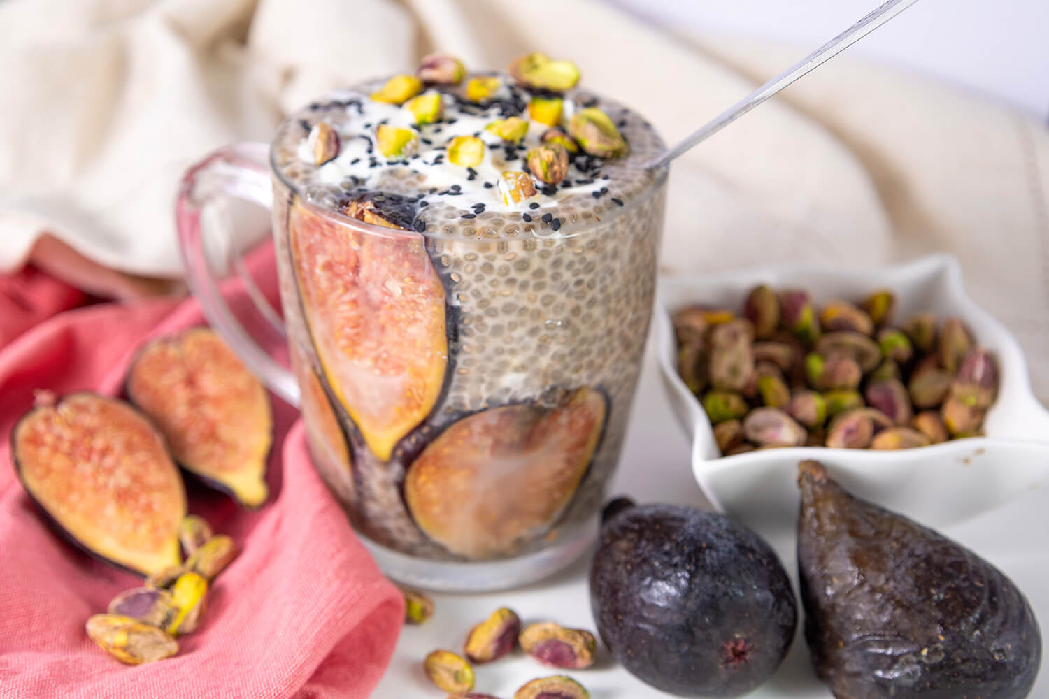 Chia Pudding with Figs