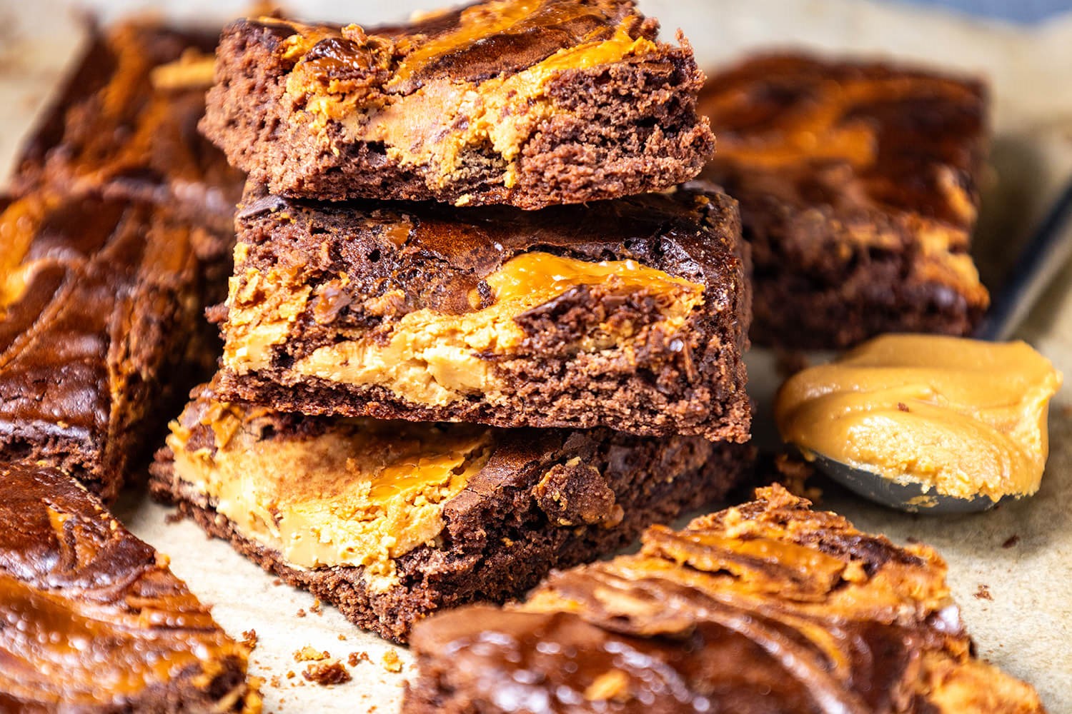 Peanut Butter Brownies