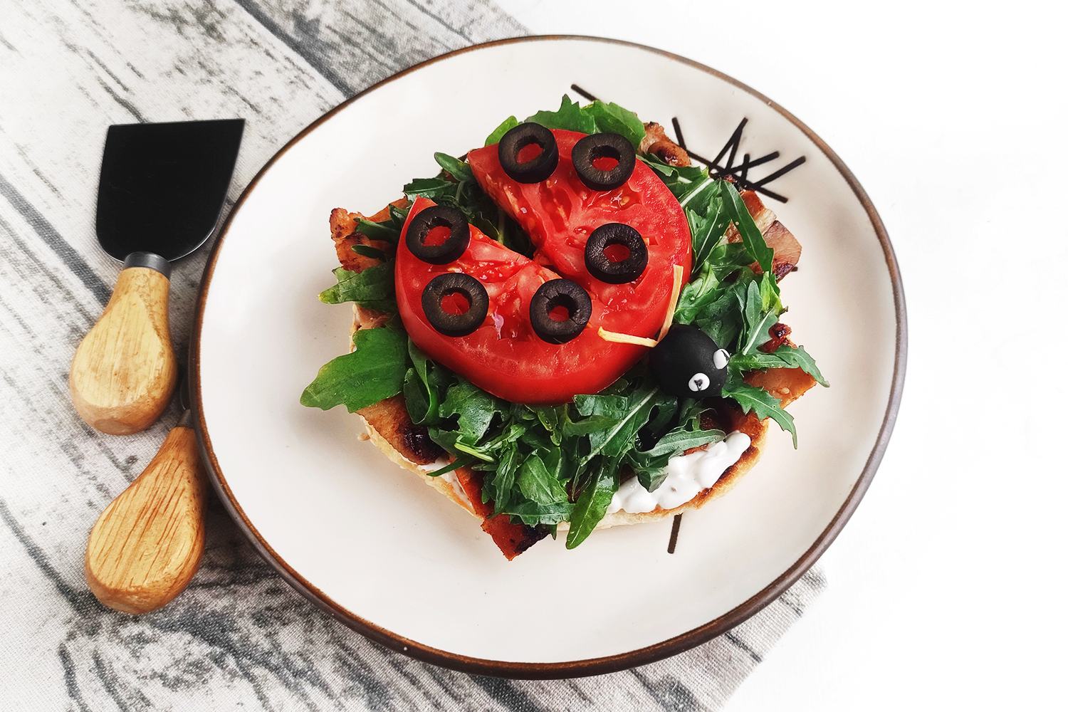 Ladybug BLT Sandwich