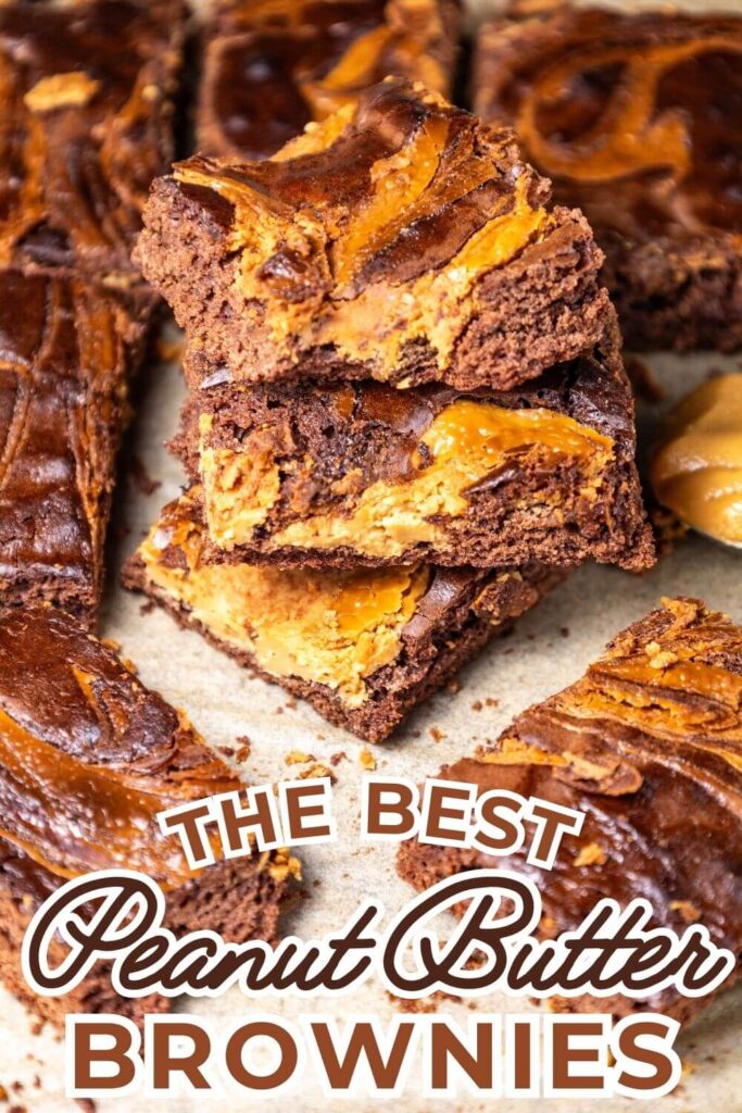 The Best Peanut Butter Brownies
