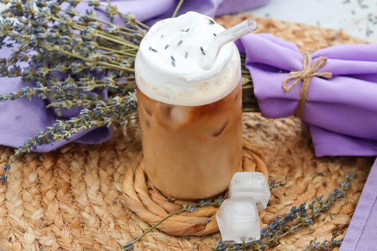 Lavender Vanilla Iced Coffee