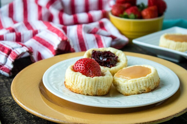 Bite-Sized Cheesecakes