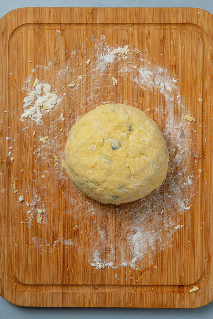 Shaping the dough into a ball